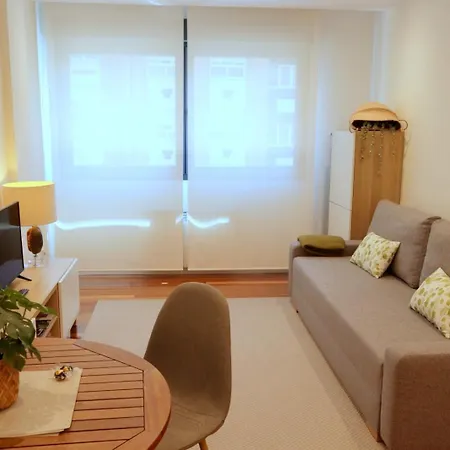 Rocamar Centro Playa San Lorenzo - Parking Gratuito דירה גיחון